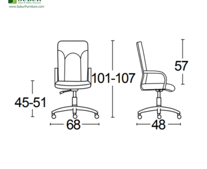 Kursi Kantor Savello tipe Lasso LKC