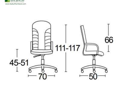 Kursi Kantor Savello tipe Kingdom HC