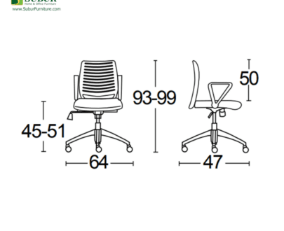 Kursi Kantor Savello tipe Motto HT0A