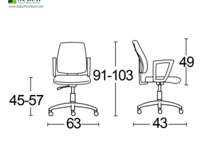 Kursi Kantor Savello tipe Impresa PRO LT1
