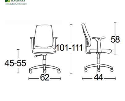Kursi Kantor Savello tipe Impresa PRO HT1