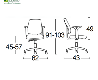 Kursi Kantor Savello tipe Impresa LT1