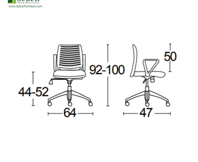 Kursi Kantor Savello tipe Motto HT0