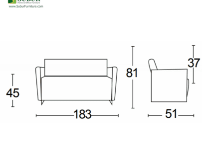 Sofa Kantor Savello tipe Fiesta 03