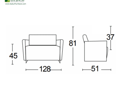 Sofa Kantor Savello tipe Fiesta 02