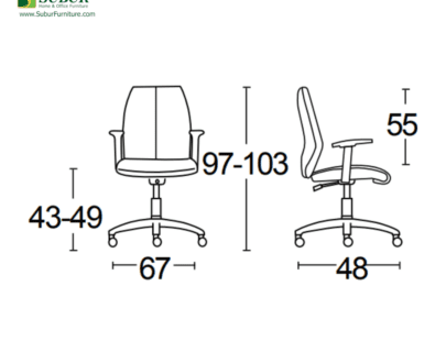 Kursi Kantor Savello tipe Orbit LKA