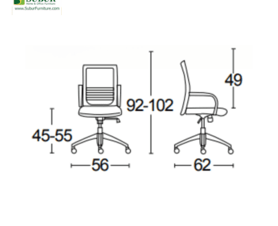 Kursi Kantor Savello tipe Supertop G