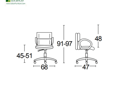 Kursi Kantor Savello tipe Signature LKCA