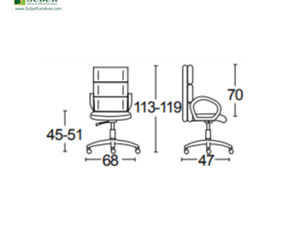 Kursi Kantor Savello tipe Signature HKA