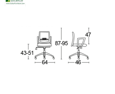 Kursi Kantor Savello tipe Xilo PRO LT0