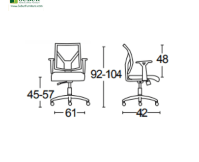 Kursi Kantor Savello tipe Senza GT1