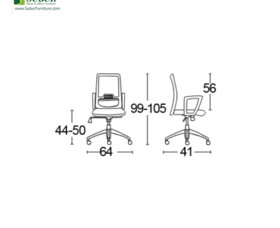 Kursi Kantor Savello tipe Xilo PRO HT0A