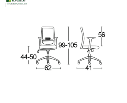 Kursi Kantor Savello tipe Xilo HT1