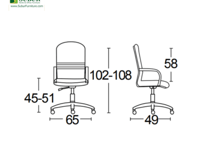 Kursi Kantor Savello tipe Royal LKCA