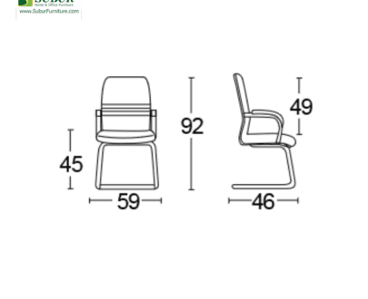 Kursi Kantor Savello tipe Walton VT0
