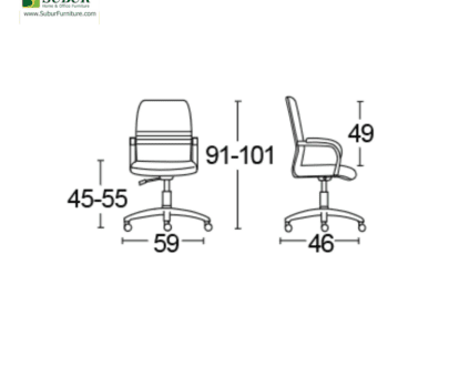 Kursi Kantor Savello tipe Walton MT0