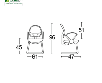 Kursi Kantor Savello tipe Vivo VT0