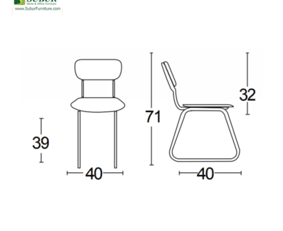 Kursi Belajar Savello tipe Quadrat 02 C