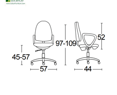Kursi Kantor Savello tipe Prisma HT0