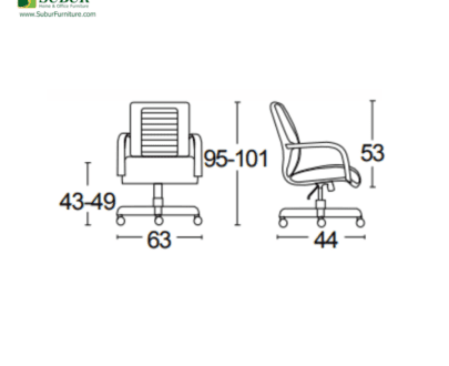 Kursi Kantor Savello tipe Platinum LKCA