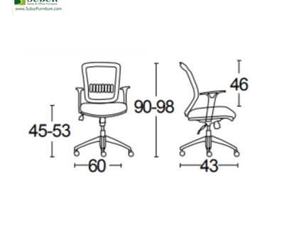Kursi Kantor Savello tipe Viola GT1