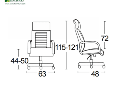 Kursi Kantor Savello tipe Platinum HKC