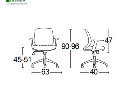 Kursi Kantor Savello tipe Sirro PRO GT1A