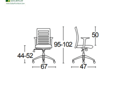 Kursi Kantor Savello tipe Vienta LT1