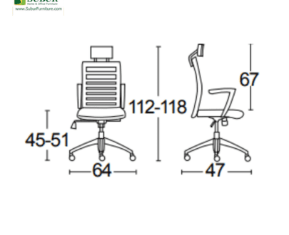 Kursi Kantor Savello tipe Vienta HTZA