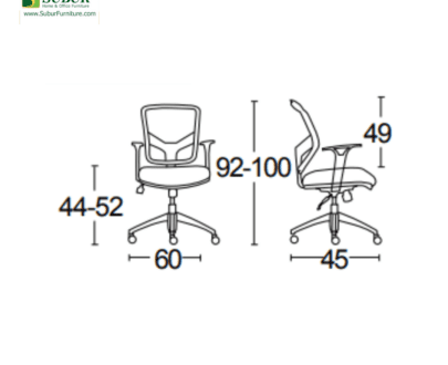 Kursi Kantor Savello tipe Vida GT1