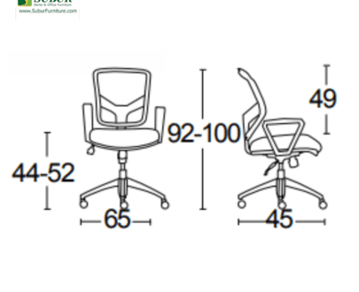 Kursi Kantor Savello tipe Vida GT0