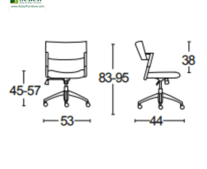 Kursi Kantor Savello tipe Vertu G