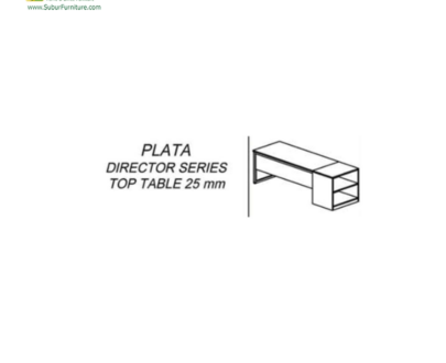 Meja Kantor Donati Plata Director Series Top Table 25 mm