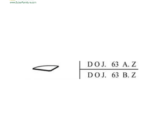 Meja Kantor Donati type DOJ 63 A Z