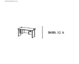 Meja Kantor Donati type DOD 12 A