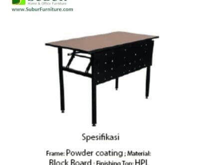 IBM - Folding Table Classic Series + Storage (RAK) + Steel Modesty