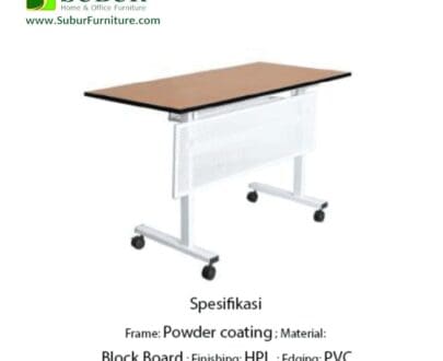 IBM - Folding Table Modern Series-I + Steel Modesty