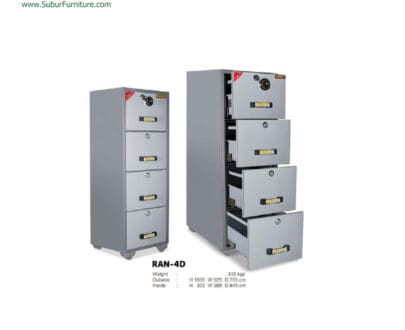 Filling Cabinet Kantor Donati type RAN 4 D