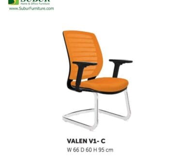 Kursi Hadap Donati tipe Valen V1 C (Black)