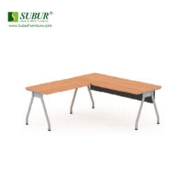 Meja kantor kk SPL 1 biro + Meja samping uk.100x60