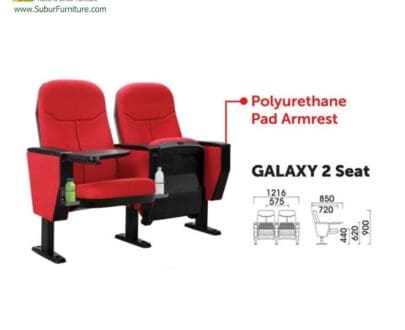 Kursi Auditorium Donati Tipe Galaxy 2 Seat
