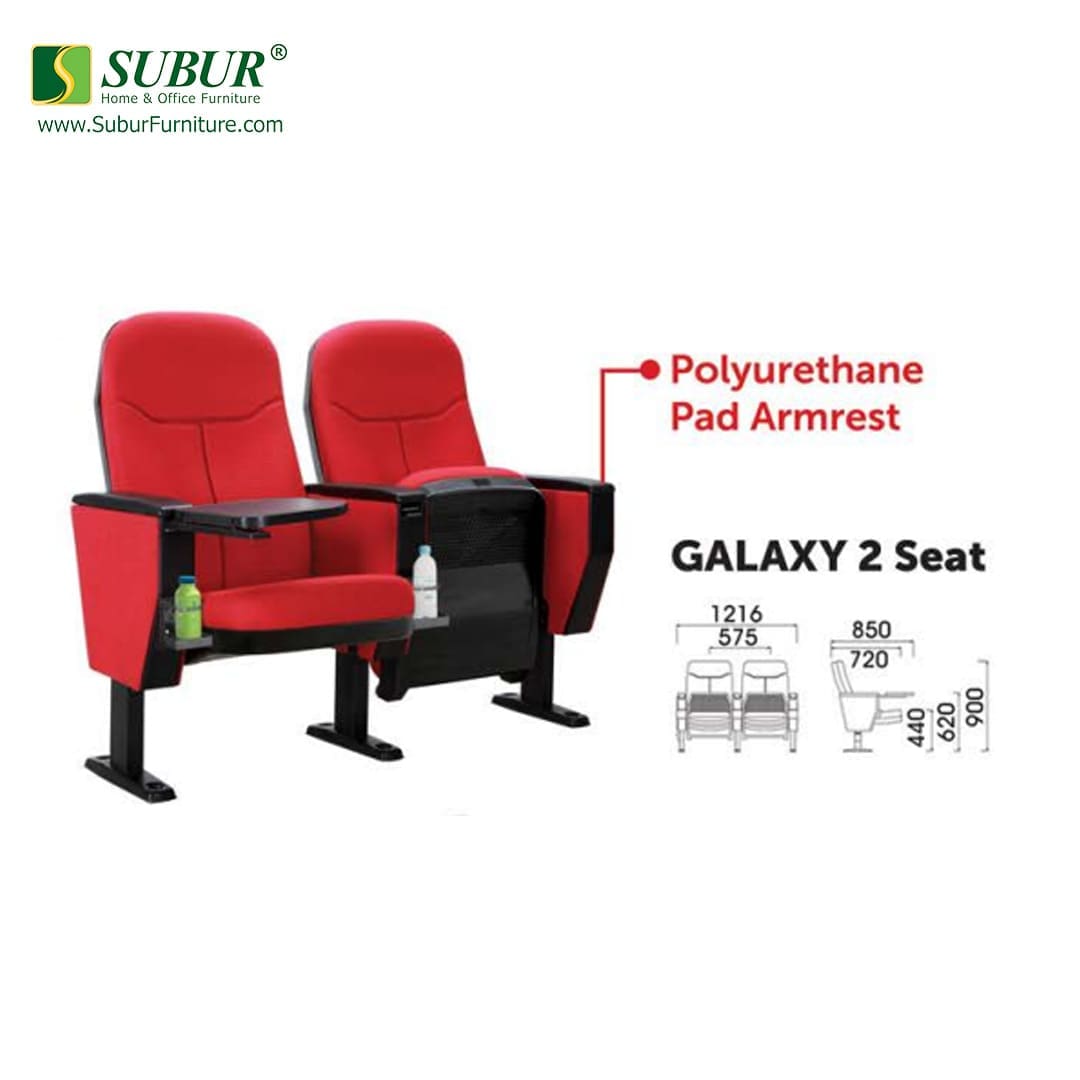 Kursi Auditorium Donati Tipe Galaxy 2 Seat