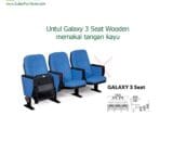 Kursi Auditorium Donati Tipe Galaxy 3 Seat Wooden