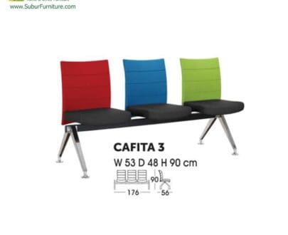 Kursi Tunggu Donati tipe Cafita 3
