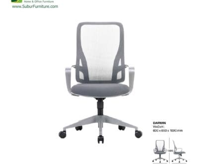 Kursi Kantor UNO tipe Darwin Grey