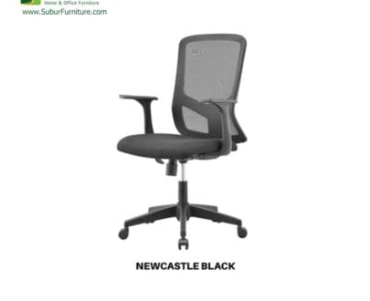 Kursi Kantor UNO tipe Newcastle Black