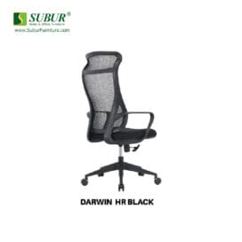 Kursi Kantor UNO tipe Darwin HR Black