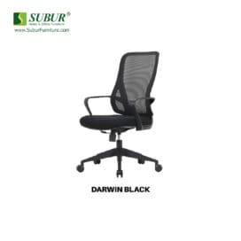 Kursi Kantor UNO tipe Darwin Black