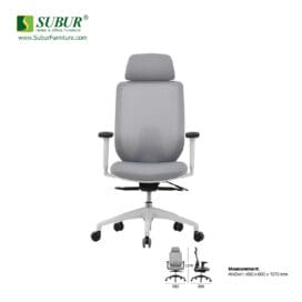 Kursi Kantor UNO tipe Munchen HR Grey