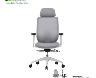 Kursi Kantor UNO tipe Munchen HR Grey